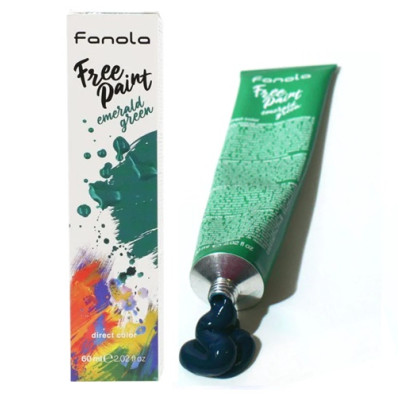 Fanola Free Paint Direct Colour Emerald Green 60ml